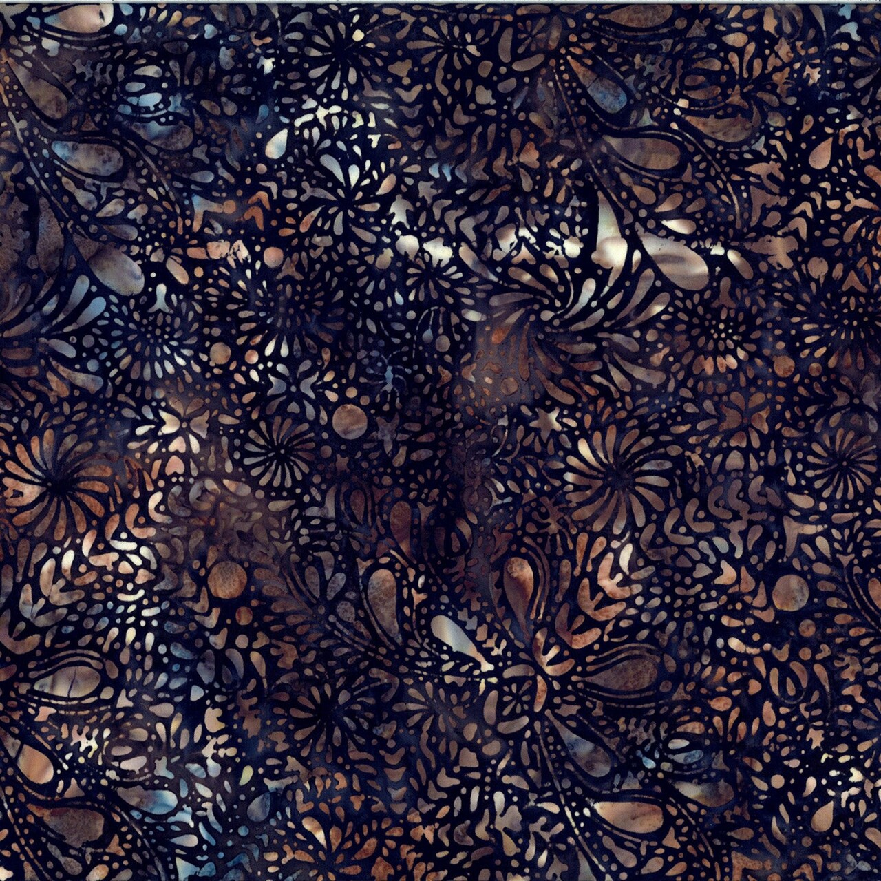 Fabric Hoffman Walnut Paisley Bali Batiks by the Quarter Yard W2609H-180